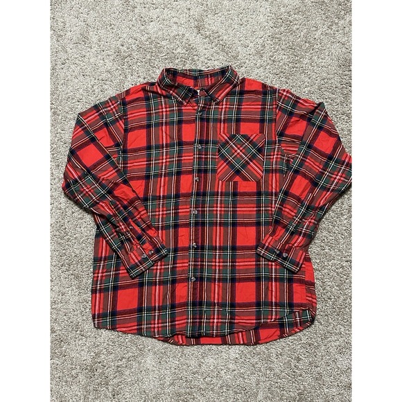Men's Magellan Outdoors Long Sleeve Button Up Plaid Shirt - Large - Picture 1 of 3